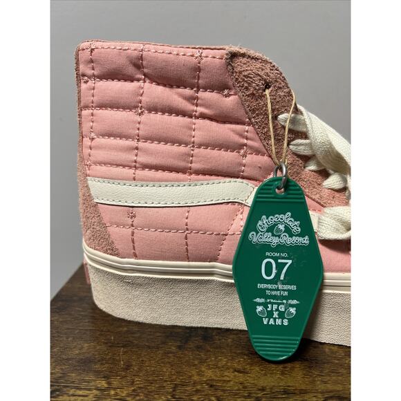 Size 9.5 JFG x VANS Sk8-Hi Reissue Platform LX Joe Freshgoods High Coral Almond - Picture 2 of 12